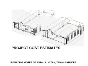 PROJECT COST ESTIMATES UPGRADING WORKS OF SURAU ALIZZAH