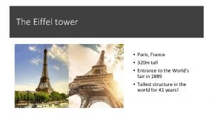 How tall is the eiffel tower in paris france