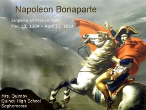 Napoleon bonaparte