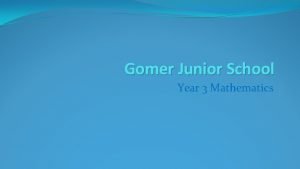 Gomer junior school