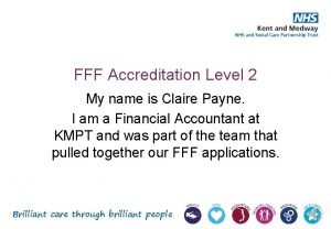 Fff accreditation