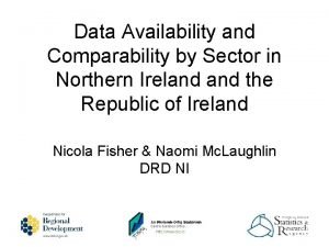 Data Availability and Comparability by Sector in Northern