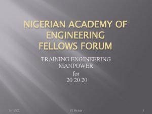 Nigerian academy of engineering
