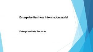 Enterprise information model