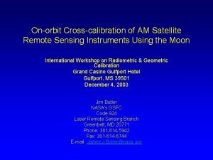 Onorbit Crosscalibration of AM Satellite Remote Sensing Instruments