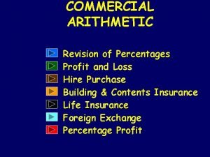 Commercial arithmetic meaning