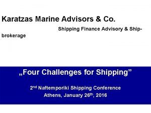 Karatzas marine advisors