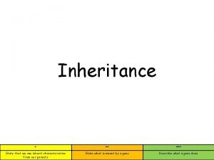 Mr men inheritance