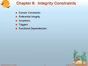 Domain integrity example
