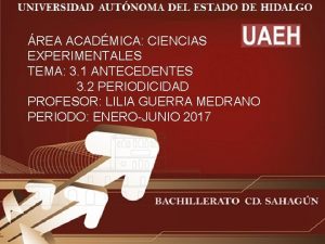 REA ACADMICA CIENCIAS EXPERIMENTALES TEMA 3 1 ANTECEDENTES