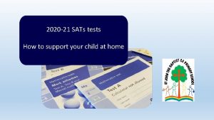 Sats tests 2020
