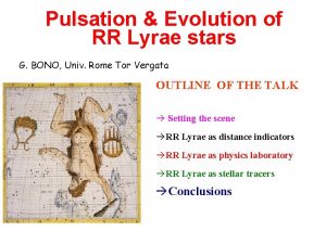 Pulsation Evolution of RR Lyrae stars G BONO