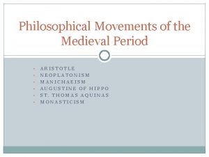 Neoplatonism