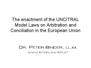 Uncitral model law on electronic signatures