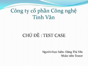 Cng ty c phn Cng ngh Tinh Vn