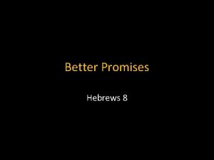 Hebrews 8