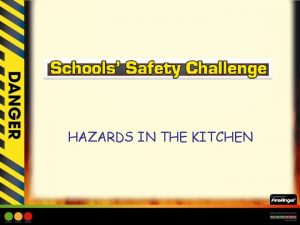 Safety kitchen hazards picture