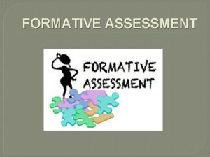 Summative and formative assessment