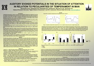 AUDITORY EVOKED POTENTIALS IN THE SITUATION OF ATTENTION