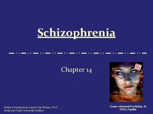 Example of loose associations in schizophrenia