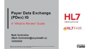 Payer data exchange