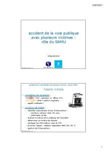 03072017 accident de la voie publique avec plusieurs