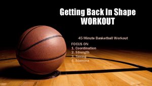 45 minute basketball workout