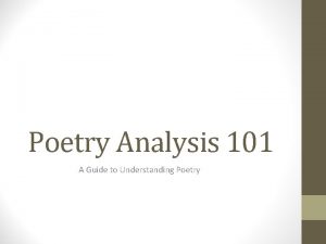 Poetry Analysis 101 A Guide to Understanding Poetry