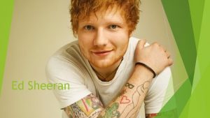 Ed christopher sheeran