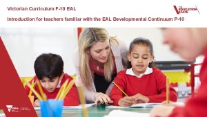 Eal curriculum scope and sequence