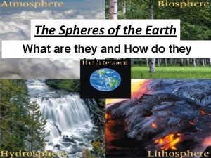 Biosphere examples
