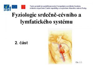 Tento projekt je spolufinancovn Evropskm socilnm fondem sttnm