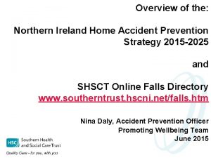 Fall prevention interventions