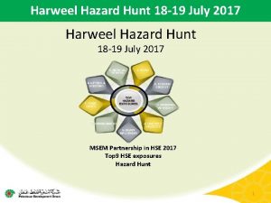 Harweel Hazard Hunt 18 19 July 2017 MSEM