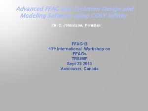 Advanced FFAG and Cyclotron Design and Modeling Software