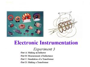 3112021 1 Electronic Instrumentation Experiment 3 Part A
