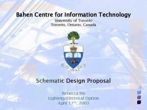 Bahen centre floor plan