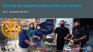 1 STATUS DO QUADRO ASSOCIATIVO DO ROTARY em