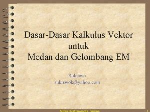 Contoh medan vektor