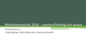 Sammanfattning Sammanfattning