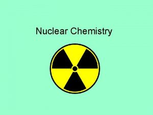 Nuclear Chemistry Standards Addressed in this Chapter SPS