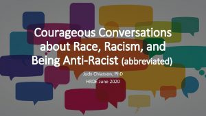 Antiracist teaching Antiracist teaching