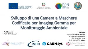 Sviluppo di una Camera a Maschere Codificate per