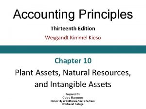 Accounting Principles Thirteenth Edition Weygandt Kimmel Kieso Chapter