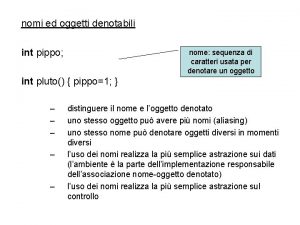 Scope statico e dinamico