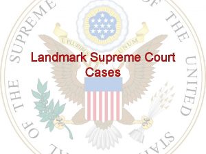 Landmark Supreme Court Cases Marbury v Madison 1803