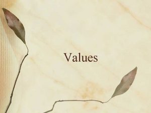 A value is a conception, explicit or implicit