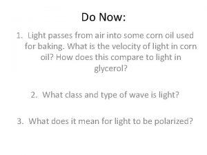 What happens when light passes from air into water