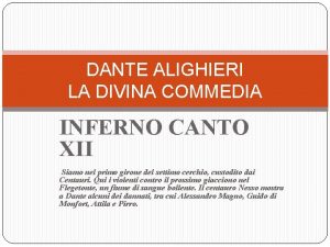 Inferno canto xii