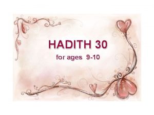 Hadith 30 of annawawis collection